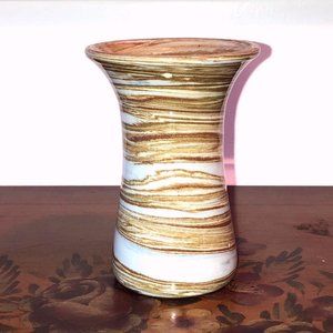 Desert Sands Pottery brown swirl vase